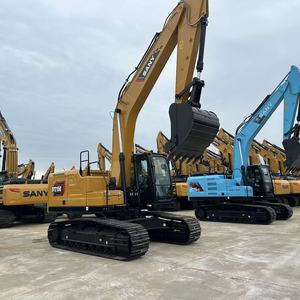 รถขุดตีนตะขาบ Sany SY215C รุ่นดั้งเดิม ขนาด 21 ตัน สำหรับงานหนัก เครื่องยนต์ Isuzu ใหม่ 118 กิโลวัตต์ ความจุบุ้งกี๋ 1.1 เมตร สำหรับงานดิน ระบบ PLC ปั๊มเกียร์ - Product Image 4