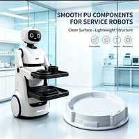 Housse de protection spéciale pour robot personnalisée, accessoires de robot combinés multi-composants, coque extérieure en PU à surface lisse, vente en gros