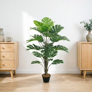 优质仿真龟背竹叶植物仿真树户外装饰 - Product Image 4