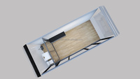 Maisons préfabriquées Conteneur à vendre Modèle en acier léger Porte en acier Fenêtre en aluminium Moderne Allstar 3D Usa Hôtel 3 ans Vente à chaud