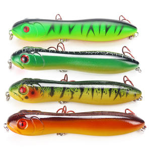 Leurre de pêche artificiel rigide <span class=keywords><strong>GAMA</strong></span> Fishing Walk the Dog 10cm 16g en plastique, type Big Popper Spook Float Fishing Pencil, avec hameçons - Product Image 2