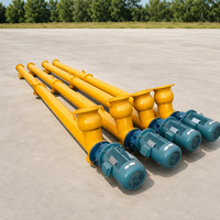 SDDOM Pièces de machines de construction LSY Système d'alimentation de silo à ciment Convoyeur à vis hélicoïdal tubulaire pour cendres volantes en poudre