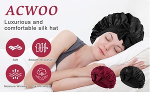 <strong>Heatless</strong> Curling Rod Headband Long <strong>Heatless</strong> <strong>Curls</strong> Headband Soft Velour <strong>Heatless</strong> Hair Curlers with sleep cap for Long Hair - Product Image 3