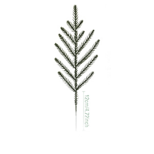 Ramas Decorativas de Pino Artificial con Bayas Rojas, Decoración Navideña, Espuma PE, 30-100cm, Material Verde Artificial para Manualidades - Product Image 5