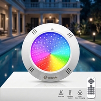 Nouvelle lampe de piscine télécommandée, design moderne, AC 12V, IP68, LED RGB, submersible, lumière pour bassin et piscine