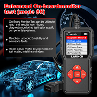 Outil de diagnostic OBD2 universel LAUNCH CR300, lecteur de codes d'erreur de moteur automobile multi-marques, scanner, étui