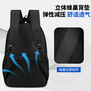Multifunctional <b>Backpack</b> <b>Large</b> <b>Capacity</b> 36-55L For Business Travel Daily Commuting Men's <b>Backpack</b> - Product Image 4