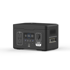 สถานีไฟฟ้าพกพา 1200W LifePO4 แบตเตอรี่ลิเธียมสำหรับผลิตไฟฟ้าจากพลังงานแสงอาทิตย์ แบตเตอรี่สำรองสำหรับใช้ในบ้าน กิจกรรมกลางแจ้ง ตั้งแคมป์ และกรณีฉุกเฉิน - Product Image 1