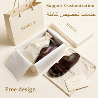 Fabricant de pantoufles personnalisées SHIKOL, vente en gros, pantoufles en cuir véritable faites à la main, sandales arabes du Moyen-Orient, sandales pour hommes