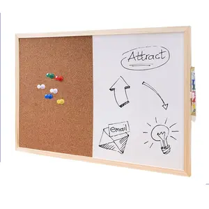 Combinatie Magnetisch Whiteboard & Kurk Board, Combo White Board & Kurk Board