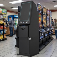 Игровой киоск OEM для выдачи призов с QR-кодом, выдачей наличных, сенсорным экраном, принтером Pyramid, онлайн-видеоигрой Fish Game (на английском языке)