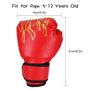Entraînement <span class=keywords><strong>de</strong></span> boxe <span class=keywords><strong>gants</strong></span> <span class=keywords><strong>de</strong></span> combat en cuir PU enfants respirant Muay Thai Sparring poinçonnage karaté Kickboxing <span class=keywords><strong>gants</strong></span> professionnels - Product Image 4
