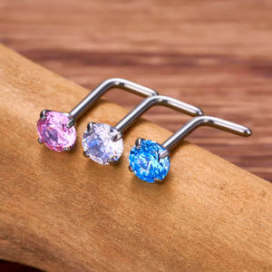 <span class=keywords><strong>Piercing</strong></span> de <span class=keywords><strong>nez</strong></span> unisexe pour enfants en titane, forme cœur, style punk, 13 mm, 20G, ASTM F136, bijou corporel tendance pour <span class=keywords><strong>narine</strong></span> - Product Image 3