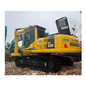 รถขุดโคมัตสึ PC 220 มือสอง ประสิทธิภาพสูง ขนาดใหญ่ 22 ตัน รถตักดินแบบตีนตะขาบ ราคาถูก - Product Image 1