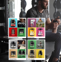 Suppléments Biologiques Sans Sucre pour la Prise de Masse Musculaire Sportive en Salle de Sport, Protéine de Lactosérum Mass Gainer pour le Culturisme 1kg/5kg/25kg