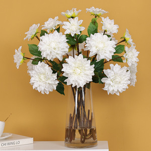 Dalias Artificiales Ruilisi, Flor de Seda de 30cm-100cm, Decoración para Bodas y Hogar - Product Image 3