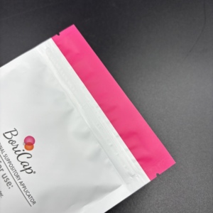 Dijital baskı özel yumuşak dokunmatik çanta isı mühür üç tarafı kapalı torba kadınlar için borik asit fitiller kapsül kılıfı için - Product Image 3