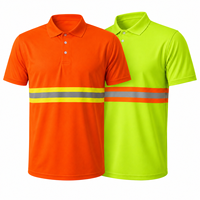 Camiseta Polo de Seguridad Reflectante de Alta Visibilidad para Hombre, Logotipo Personalizado, Manga Corta, Secado Rápido, Uniforme de Trabajo para Construcción