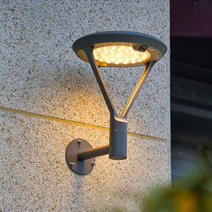 <span class=keywords><strong>Applique</strong></span> <span class=keywords><strong>Murale</strong></span> Solaire en Aluminium Extérieure à <span class=keywords><strong>D</strong></span>étection de Mouvement 360° Double Capteur IP44 Étanche 220V Blanc Chaud pour <span class=keywords><strong>Entrée</strong></span> de Maison - Product Image 3