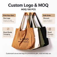 Sac fourre-tout en toile décontracté de 16 oz, personnalisable avec logo, couleur recyclée, durable, robuste, moyen, avec deux poches intérieures