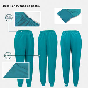 Stretch Scrub <b>Suits</b> High Quality Custom Logo V-Neck For Women And <b>Man</b> Scrubs Set & Doctors Uniforms - Product Image 3