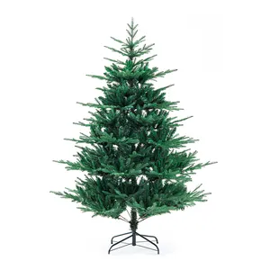 Árbol de navidad de abeto para interiores y exteriores, decoración de navidad hecha a mano, ideal para bodas