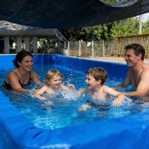 Bâche de piscine et bassin en HDPE/LDPE bleue résistante aux UV, anti-fuite et durable, pour pisciculture et barrages - Product Image 3
