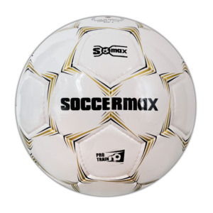 ลูกฟุตบอล PVC คุณภาพสูงระดับมืออาชีพ Soccer Max Pro OX-G-GK-001 รับทำโลโก้และขนาดตามสั่ง คุณสมบัติการกักเก็บลมได้ดีเยี่ยม ราคาขายส่ง - Product Image 1