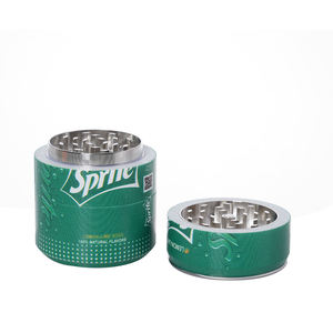 New Arrival Fashion Design <b>Herb</b> <b>Grinder</b> 60*75mm 3 Layers Custom Logo Zinc Alloy <b>Herb</b> <b>Grinder</b> For Smoking Accessories - Product Image 5