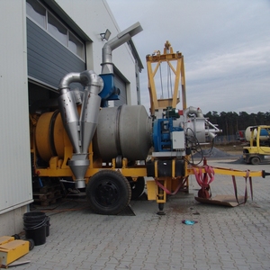 Cao năng lực sản xuất 10 tấn mỗi giờ nhựa đường Mixer thực vật với động cơ và PLC thành phần cốt lõi - Product Image 3