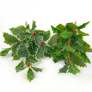 شجرة هولي اصطناعية خضراء مع توت أحمر للزينة الداخلية في المنزل وحفلات الزفاف وأعياد الميلاد، ديكور صديق للبيئة - Product Image 4
