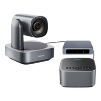 En stock – Solution de kit de visioconférence avec caméra PTZ 4K à zoom optique 12x, suivi IA et haut-parleur sans fil VA612 GROUP