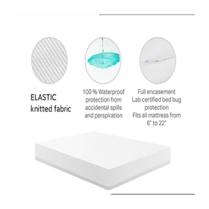 Ensemble <span class=keywords><strong>de</strong></span> drap <span class=keywords><strong>de</strong></span> <span class=keywords><strong>lit</strong></span> moderne Queen Size matelassé 100% polyester anti-bactéries imperméable à l'eau protège-matelas élastique ajusté pour <span class=keywords><strong>punaises</strong></span> <span class=keywords><strong>de</strong></span> <span class=keywords><strong>lit</strong></span> - Product Image 4