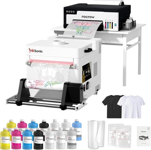 RocRow L8 A4 DTF PET Film Printer Lightweight High Speed Xp600 Print Head Automatic Roll-to-Roll for Small Business