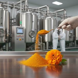 Estratto di Calendula in Polvere con Luteina, Zeaxantina e Carotene, Integratore Naturale per la Cura degli Occhi, Antiossidante, Protezione UV, Grado Alimentare - Product Image 4