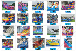 Tobogán acuático inflable para piscina, divertido Parque de Atracciones arcoíris gigante - Product Image 5