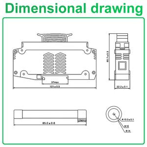 Base de <span class=keywords><strong>fusible</strong></span> CNLonQcom 1500VDC con 10*85mm 10A, 15A, 20A, 25A, 30A <span class=keywords><strong>Fusible</strong></span> Link-Certificado CE | Portafusibles para sistemas solares fotovoltaicos - Product Image 3