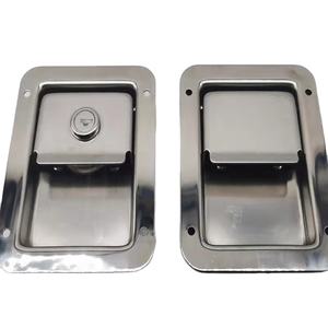 Marine noir Compression poignée serrures pagaie porte boîte à outils loquet en alliage de Zinc étanche levier affleurant porte fer matériel Carton - Product Image 2