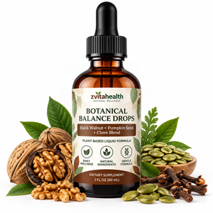 Gocce di Artemisia e Noce Nera Senza Alcool, Etichetta Privata, 6000mg, Senza Zucchero, Vegane, per Disintossicazione Intestinale e Eliminazione dei Parassiti, Produzione OEM - Product Image 2