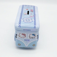 Boîte en fer blanc personnalisée en forme de voiture de qualité alimentaire, boîte métallique fantaisie en forme de véhicule pour chocolat, bonbons, biscuits et emballage cadeau pour enfants