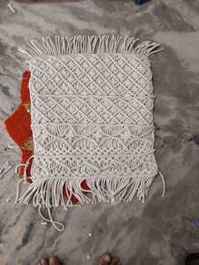 Funda de Almohada de Macramé de Algodón Bohemio, Funda de Cojín con Borlas Hechas a Mano para Sofá, Cama, Decoración de Hotel - Product Image 1