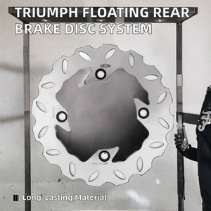 Sistema de Disco de Freno Trasero Flotante Dominator de Aleación de Aluminio y Acero <span class=keywords><strong>ARASHI</strong></span> DBS002W para Motocicleta TT600 DAYTONA - Product Image 2