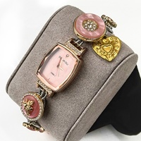 Montre à quartz pour femme Zoryn vintage en or, bracelet en alliage, fabrication sur mesure, accessoire de mode rétro, bijoux Miyota 3BAR résistant à l'eau