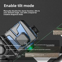 Niveau laser vert Dongcheng FF-16LE2 16 lignes 505-520nm 4D 360 degrés, haute précision industrielle et DIY, ligne fine lumineuse de 4 mm