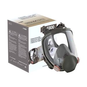 <span class=keywords><strong>Pour</strong></span> la construction et l'industrie, <span class=keywords><strong>masque</strong></span> à gaz intégral réutilisable 6800 avec double cartouche multi-gaz 60923, <span class=keywords><strong>protection</strong></span> <span class=keywords><strong>respiratoire</strong></span> - Product Image 4