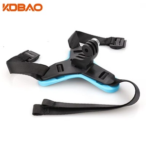 Kdbao motorhelm kinbevestigingsriem voor action camera, rubberen verstelbare off-road motorcross helmbeugel voor GoPro - Product Image 5