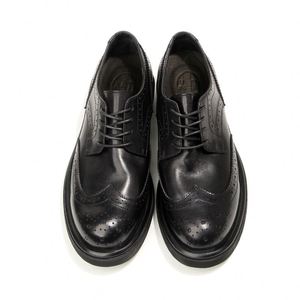 Chaussures en cuir véritable pour hommes, de haute qualité, tendance, décontractées, antidérapantes, respirantes, légères, à semelle épaisse - Product Image 1