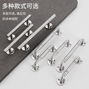 Stainless Steel T Shaped Drawer Handles Brushed Modern Design For Furniture Cabinet Door Hardware - Product Image 1