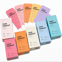 Boîtes cosmétiques rigides de luxe personnalisées, emballage en papier recyclable, insert en éponge, fermeture magnétique pour sérum, lotion et maquillage
