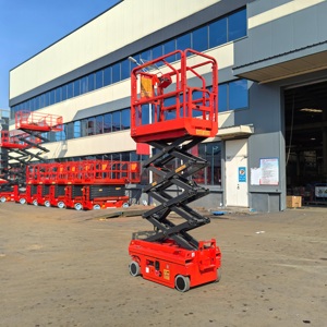 Plataforma Elevadora de Tijera Eléctrica de 4 Metros, Antideslizante, Capacidad de 100 kg, Elevador Industrial para Almacenes - Product Image 5